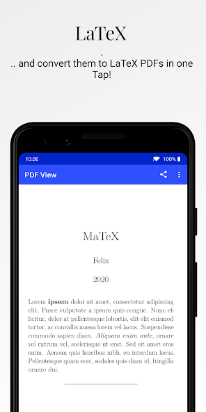 MaTeX PDF preview screenshot